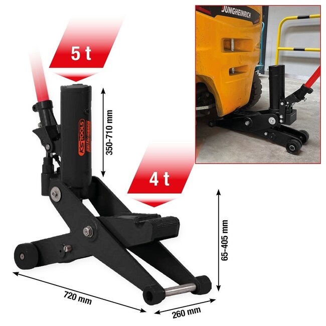 KS Tools performance Krik voor vorkheftrucks - 4-5 t - 160.1050