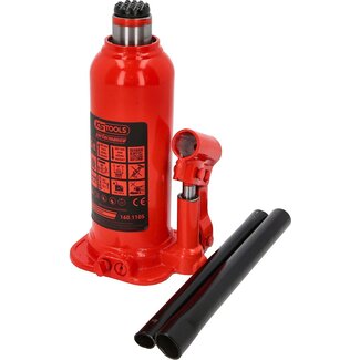 KS Tools Performance Cric bouteille hydraulique, 5000 kg, levée : 207-402 mm