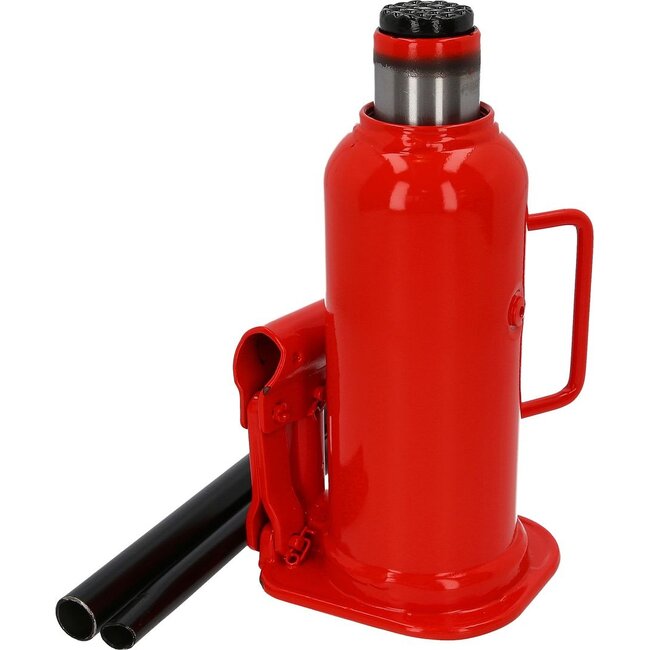 KS Tools performance hydraulic bottle jack, 10000 kg, lifting height: 222 – 447 mm - 160.1110