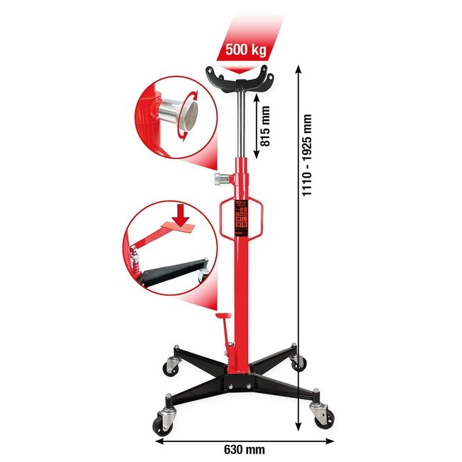 KS Tools performance Verins de fosse, 500 kg - 160.1270