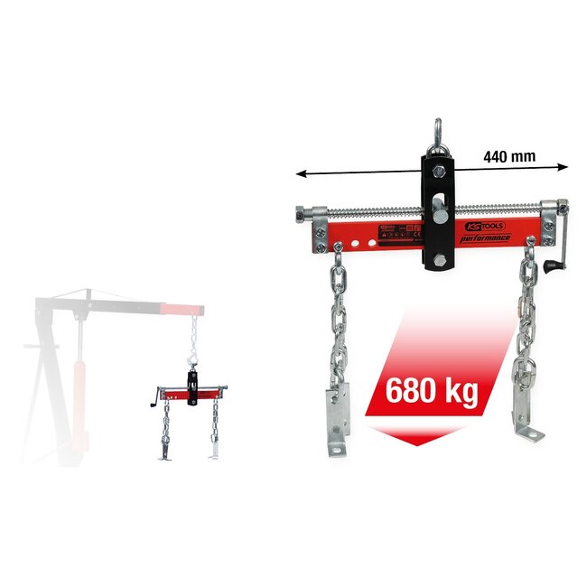KS Tools performance Lastenpositionier-Vorrichtung, 680 kg - 160.1291