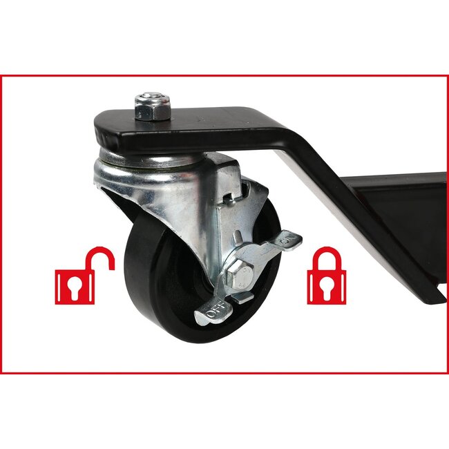 KS Tools performance Cric hydraulique de boîte de vitesses avec plateau, 500 kg - 160.1305