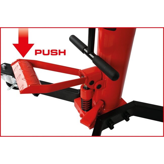 KS Tools performance Hydraulik-Getriebeheber mit Tisch, 500 kg - 160.1305