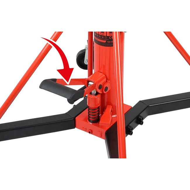 KS Tools performance Hydraulic transmission jack with table, 1000 kg - 160.1310