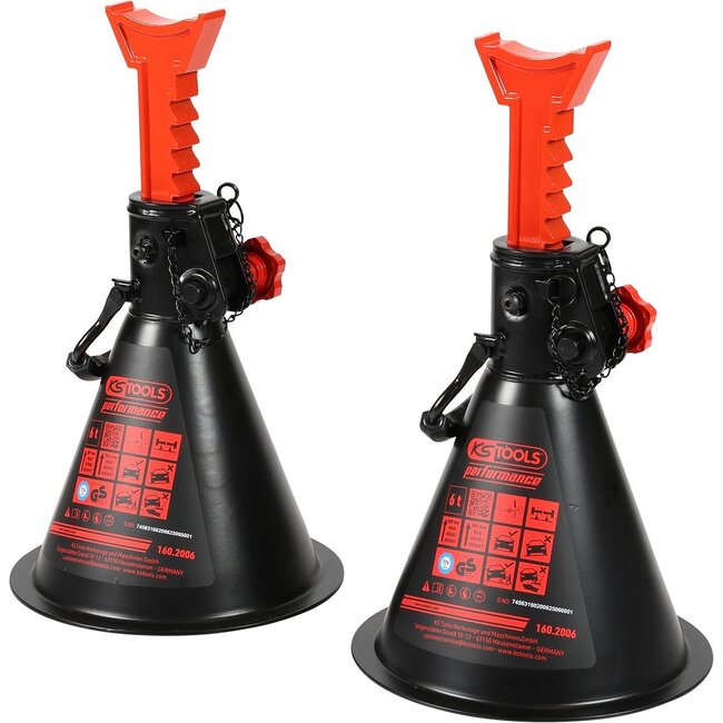 KS Tools performance Unterstellbock, 6 t, paarweise - 160.2006