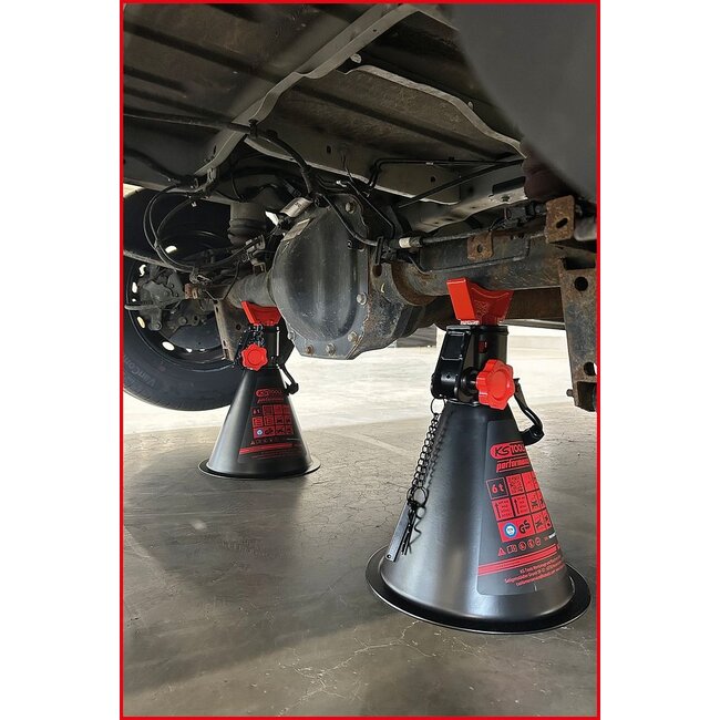 KS Tools Performance axle stand, 6 t, in pairs - 160.2006