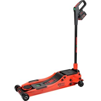 KS Tools e-performance hydraulic rechargeable battery trolley jack, 3 t, max. height 616 mm