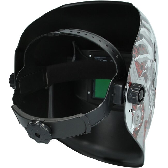KS Tools Casque de protection automatique pour soudeur, Steel Design - 310.0195