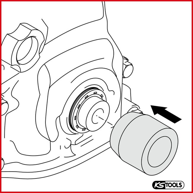 KS Tools Jeu d'outils de montage de pignon pour VAG - 400.0910