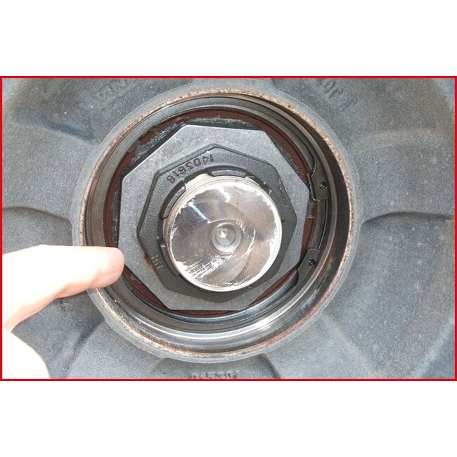 KS Tools 1" axle nut socket for Scania, 8-point, 80mm - 450.0221