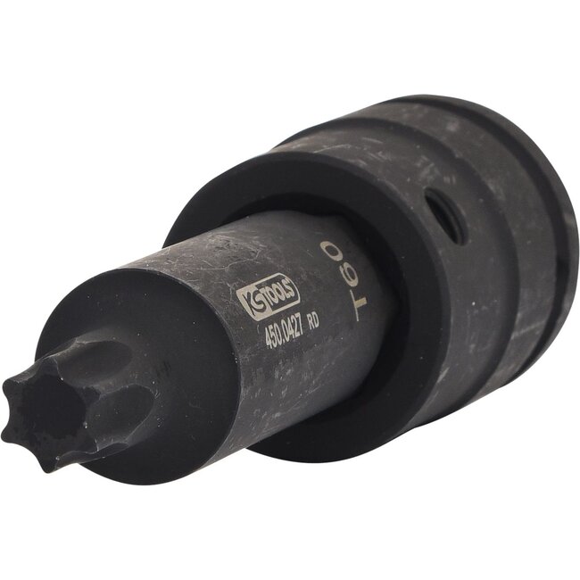 KS Tools 3/4" impact bit socket, Torx, long, T60 - 450.0441