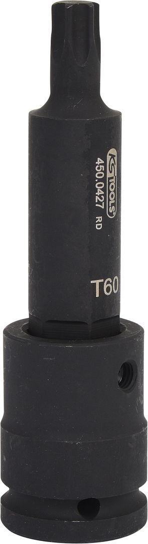 KS Tools 3/4" Bit-dopsleutel Torx - kracht - lang - T60 - 450.0441, foto 5 van 6