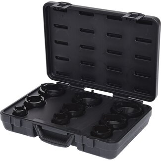 KS Tools Coffret de douilles pour KM écrou à ergots, ergots extérieurs, 9 pcs