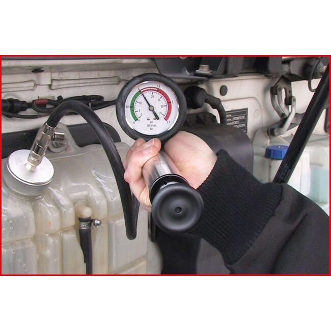 KS Tools Commercial vehicle Cooling system testing equipment, 9 pcs - 455.0110