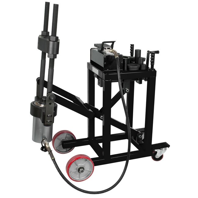 KS Tools Achsschenkelbolzen-Presse, 75t, mit Hülsen-Satz, 29-tlg - 460.3620