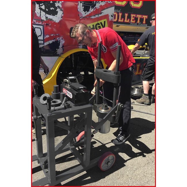 KS Tools Achsschenkelbolzen-Presse, 75t, mit Hülsen-Satz, 29-tlg - 460.3620