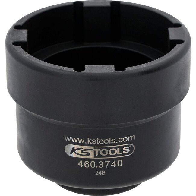 KS Tools 3/4" slotted nut spanner with 4 pins for DAF, internal pin Ø 66.8 mm - 460.3740