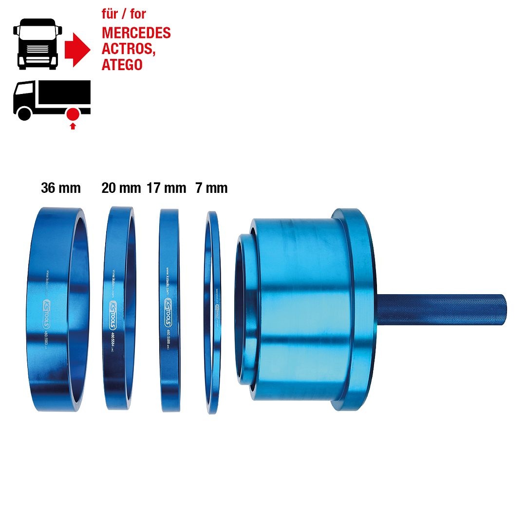 KS Tools Afdichtringgereedschapset voor Mercedes - 7 - delig - 460.5580, foto 2 van 4