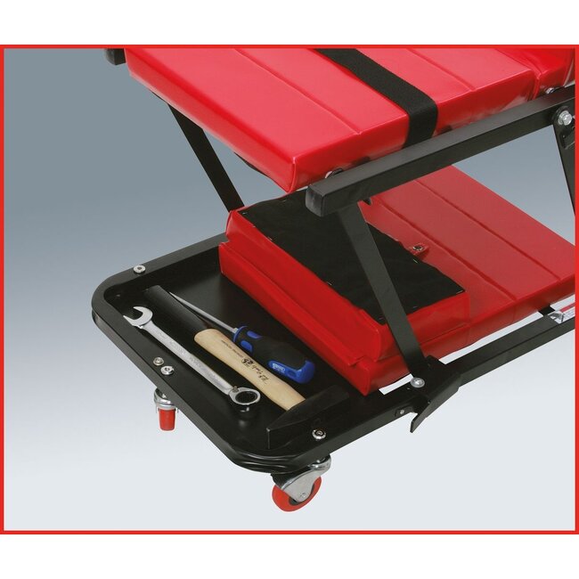 KS Tools Fahrbare Liege und Klappsitz, 1200x420mm - 500.8000
