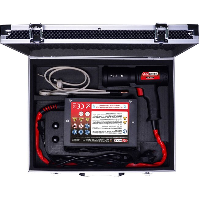 KS Tools Induktions-Heizpistolen-Satz, 5-tlg, 1,5 KW - 500.8680