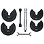 KS Tools Universal telescopic center tensioner set for internal springs, 9 pcs - 500.8755