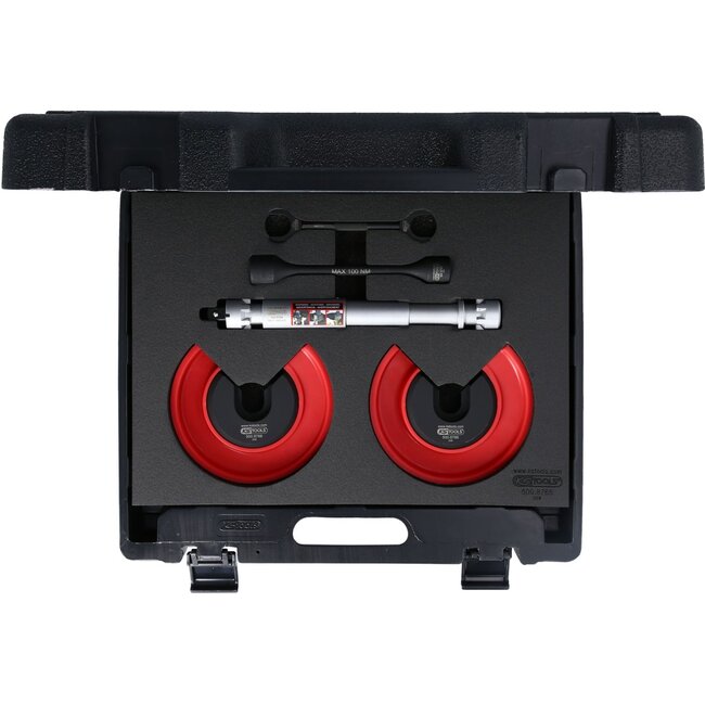 KS Tools Telescopic center clamp set for internal springs for Audi and Seat, 11 pcs - 500.8765