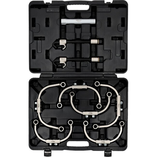 KS Tools Universele McPherson veerspannerset met veiligheidsbeugel - 9 - delig - 500.8790