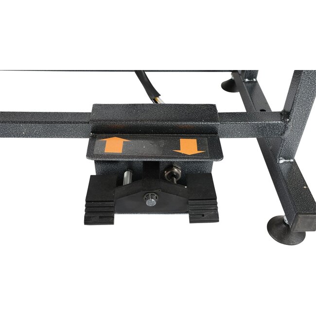 KS Tools Compresseur de ressort pneumatique fixe à double cylindre et support - 500.8845