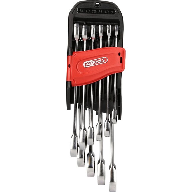 KS Tools GEARplus Combination ratcheting wrench set, 10 pcs  - 503.4250