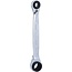 KS Tools 4 in 1 GEARplus reversing double ratchet ring spanner, 10x13x17x19mm - 503.4565