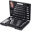 KS Tools GEARplus Ringstop reversing combination ratcheting spanner set, 30 pcs, with adaptors - 503.4960