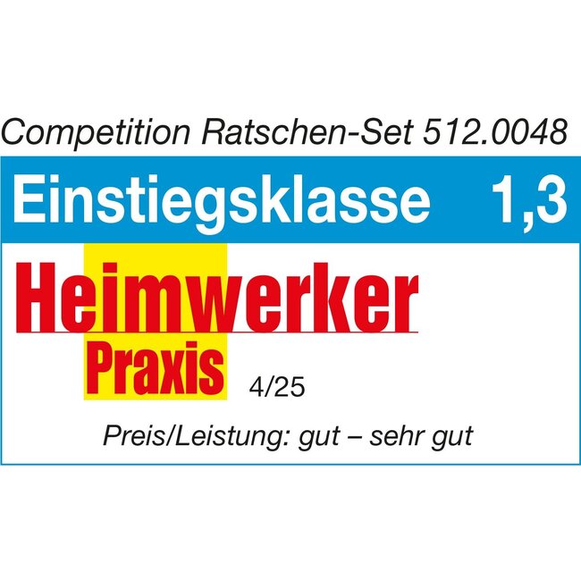 KS Tools COMPETITION 1/4"Coffret de douilles, 48 pcs – 512.0048