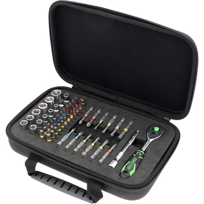 KS Tools COMPETITION mini bit socket set, 51 pcs - 512.0053