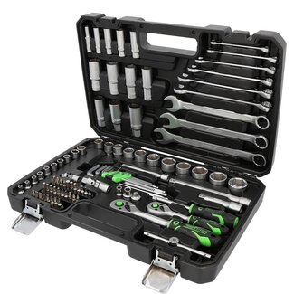 KS Tools COMPETITION 1/4" + 3/8" Dopsleutelset - 91 - delig