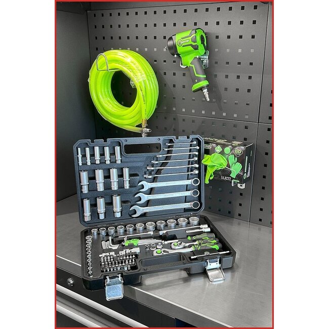 KS Tools COMPETITION 1/4" + 3/8" Socket set, 91 pcs - 512.0092