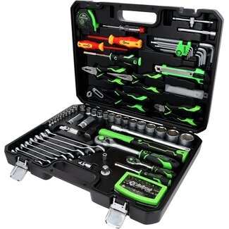 KS Tools COMPETITION 1/4" + 1/2" Coffret d'outils universels, 107 pièces