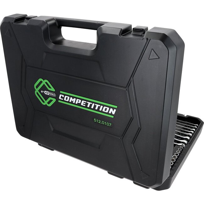 KS Tools COMPETITION 1/4" + 1/2" Coffret d'outils universels, 107 pièces – 512.0107