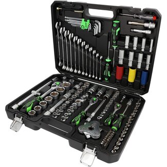 KS Tools COMPETITION 1/4"+3/8"+1/2" dopsleutelset - 132 dlg - speciaal voor motorvoertuigen