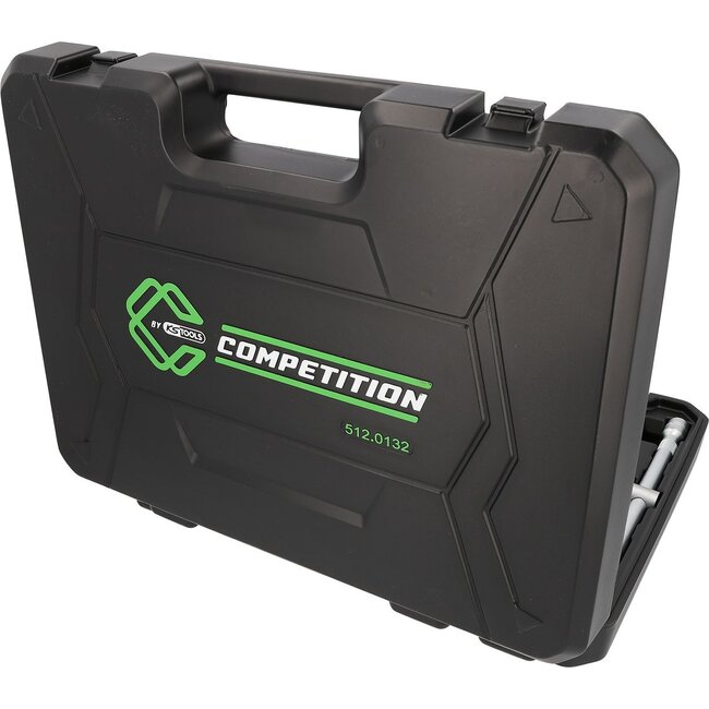 KS Tools COMPETITION 1/4"+3/8"+1/2" dopsleutelset - 132 dlg - speciaal voor motorvoertuigen - 512.0132