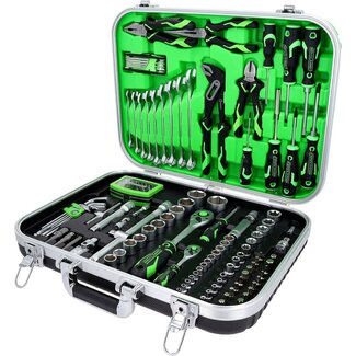 KS Tools COMPETITION 1/4" + 1/2" Coffret d'outils universels, 143 pièces