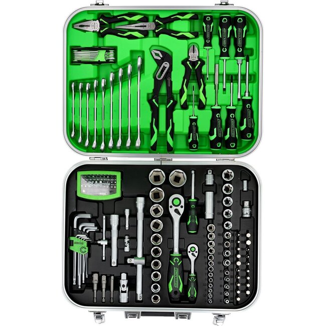 KS Tools COMPETITION 1/4" + 1/2" Universal tool kit set, 143 pcs - 512.0144