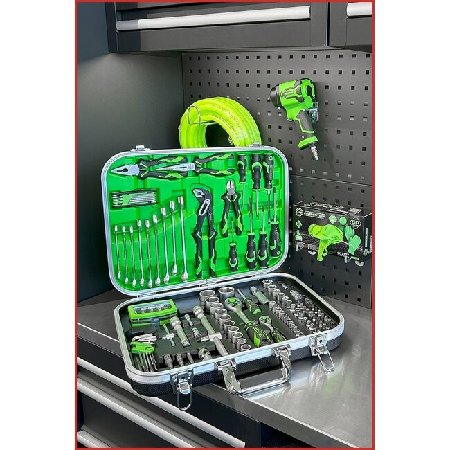 KS Tools COMPETITION 1/4"+1/2" Universal-Werkzeug-Satz, 143-tlg - 512.0144