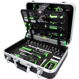 KS Tools COMPETITION 1/4" + 1/2" Universal tool kit set, 145 pcs