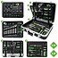 KS Tools COMPETITION 1/4" + 1/2" Universal tool kit set, 145 pcs - 512.0145