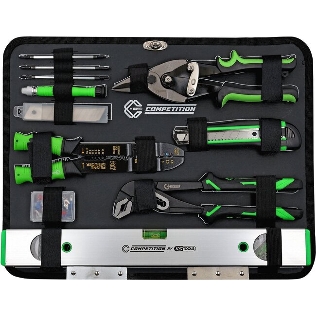 KS Tools COMPETITION 1/4" + 1/2" Coffret d'outils universels, 145 pièces – 512.0145