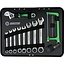 KS Tools COMPETITION 1/4" + 1/2" Universal tool kit set, 145 pcs - 512.0145