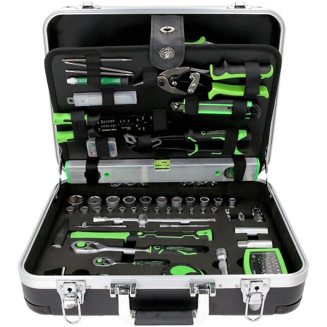 KS Tools COMPETITION 1/4" + 1/2" Universal tool kit set, 145 pcs - 512.0145