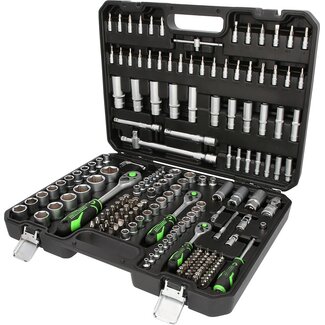 KS Tools COMPETITION 1/4"+3/8"+1/2" Dopsleutelset - 191 - delig
