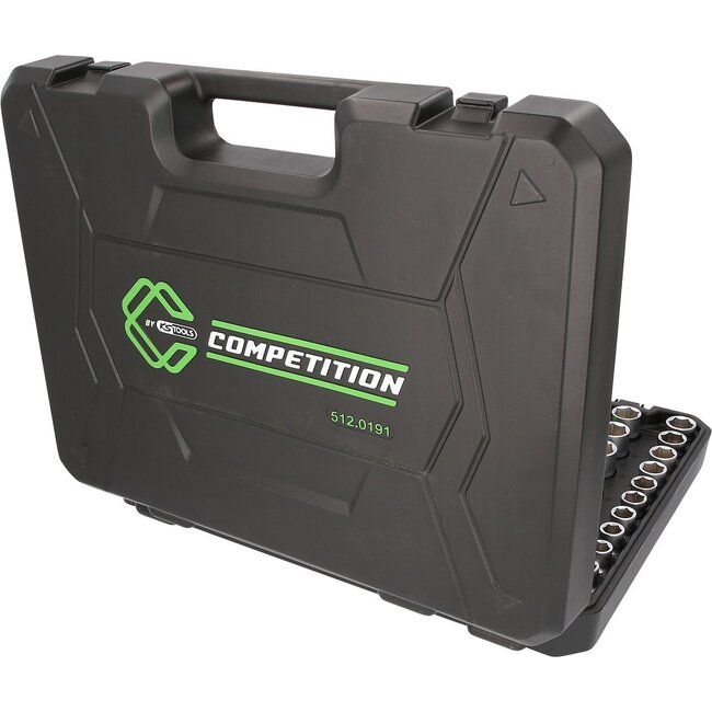 KS Tools COMPETITION 1/4"+3/8"+1/2" Coffret de douilles, 191 pcs - 512.0191