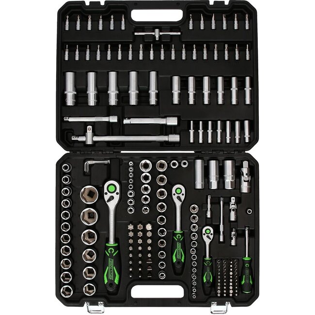 KS Tools COMPETITION 1/4"+3/8"+1/2" Socket set, 191 pcs - 512.0191